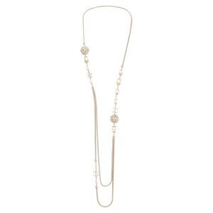 Chanel pearl CC globe necklace